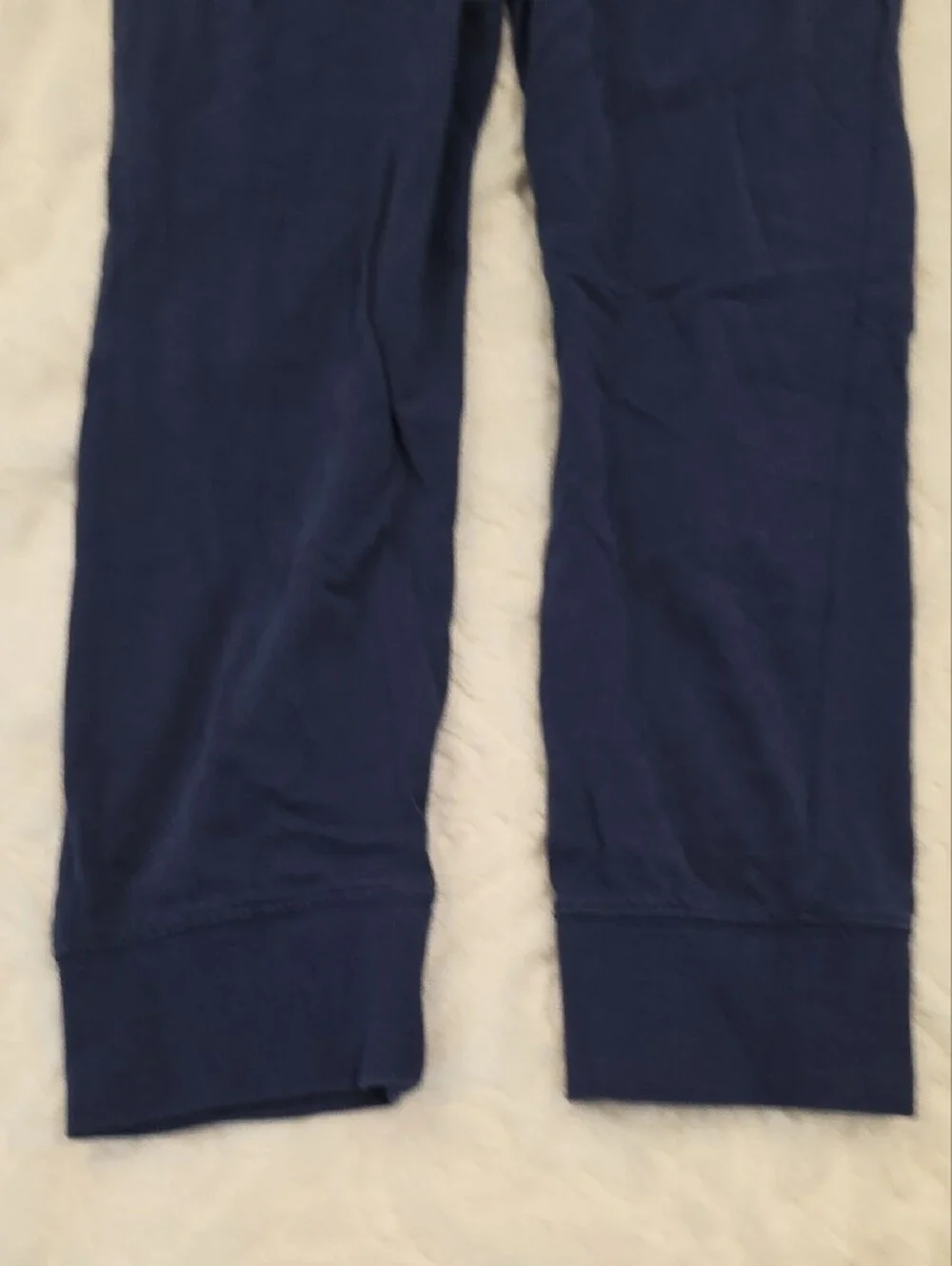 Nike Dark Navy Jogger Sweatpants with White Logo